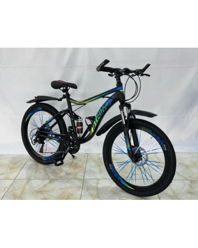 Şəhər velosipedi Velosiped, ölçü 24, Çin istehsalı, 2 təkər, 21 sürət, su qabı - BB-873