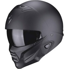 Motosiklet dəbilqəsi Scorpion EXO-Combat II Solid Matt Black, ölçü S, qara