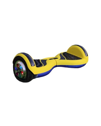 Segway 8 düyüm,üstü işıqlı,sarı-mavi