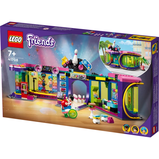 Конструктор Lego Friends Roller Disco Arcade 41708, 7+ лет, 642 элементов