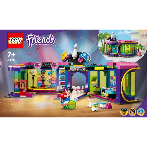 Конструктор Lego Friends Roller Disco Arcade 41708, 7+ лет, 642 элементов