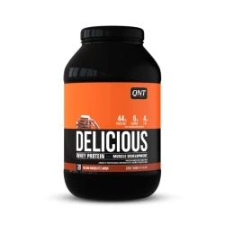 Протеин QNT Delicious Whey Protein со вкусом бельгийского шоколада, 908 г Протеин QNT Delicious Whey Protein со вкусом бельгийского шоколада, 908 г