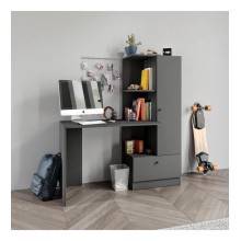 Kompüter masası Art Mebel 96, boz, 130x120x45 sm