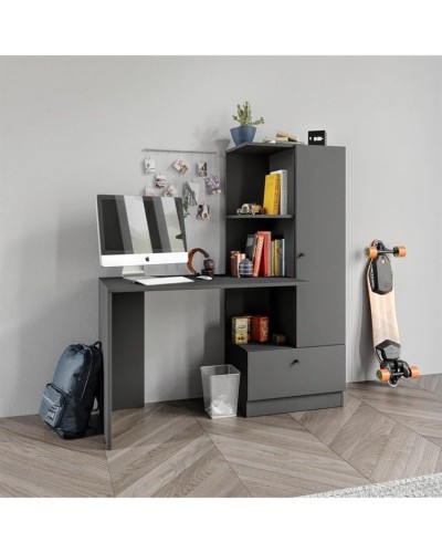 Kompüter masası Art Mebel 96, boz, 130x120x45 sm