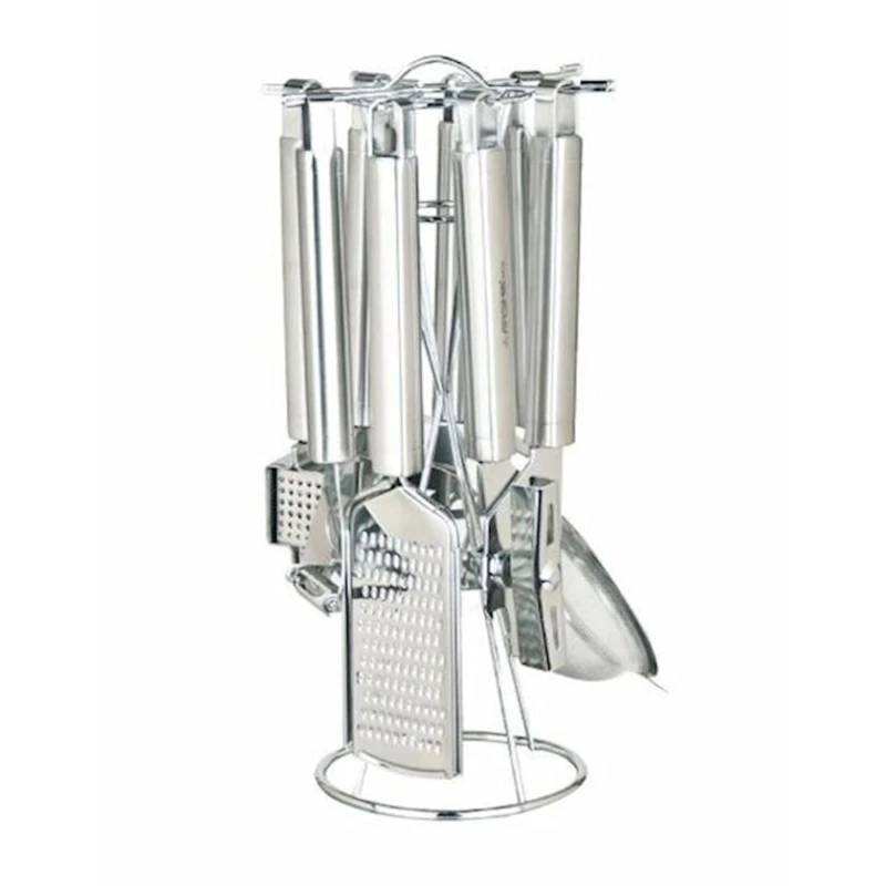 Набор кухонных принадлежностей Arshia Unique, 7 предметов, нержавеющая сталь, серебристый Набор кухонных принадлежностей Arshia Unique, 7 предметов, нержавеющая сталь, серебристый