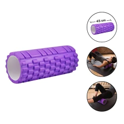 Массажный ролик с зубцами Gymnic 1003, фиолетовый, 45 см
