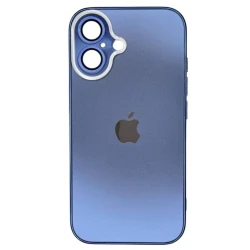 Apple Iphone 16 üçün çexol metallik mavi