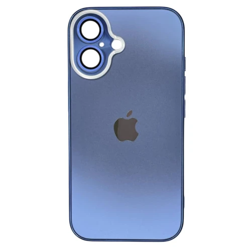 Apple Iphone 16 üçün çexol metallik mavi