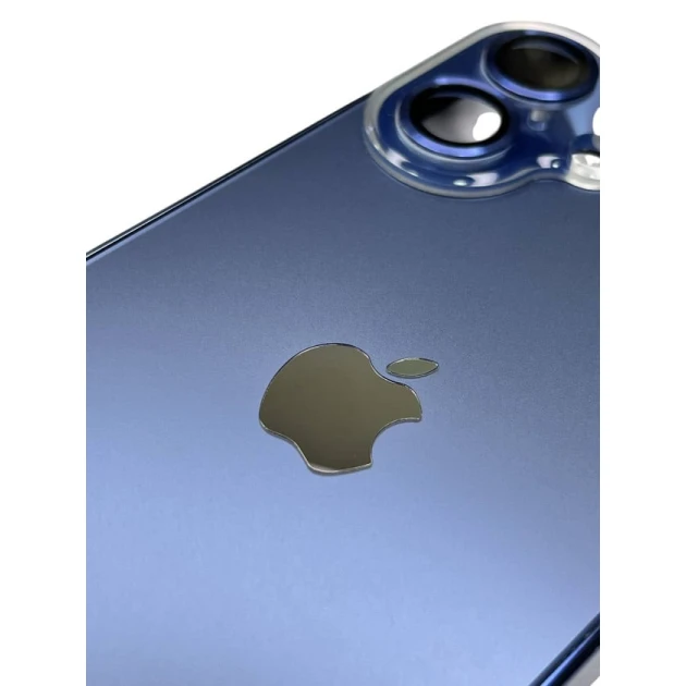 Apple Iphone 16 üçün çexol metallik mavi