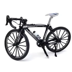 Kolleksiya oyuncaq velosipedi F35-ag-346, plastik/rezin, qara/ağ, 19x10 sm