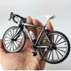 Kolleksiya oyuncaq velosipedi F35-ag-346, plastik/rezin, qara/ağ, 19x10 sm