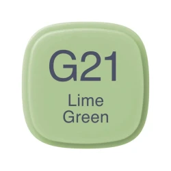 Маркер Copic Classic, G21, Lime Green, двусторонний, зеленый