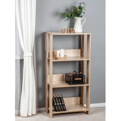 Стеллаж Letta Ultra Lite, бежевый, ЛДСП, 115x45x22 см