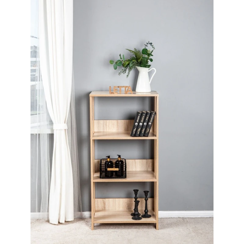 Stellaj Letta Ultra Lite, bej, LDSP, 115x45x22 sm Stellaj Letta Ultra Lite, bej, LDSP, 115x45x22 sm