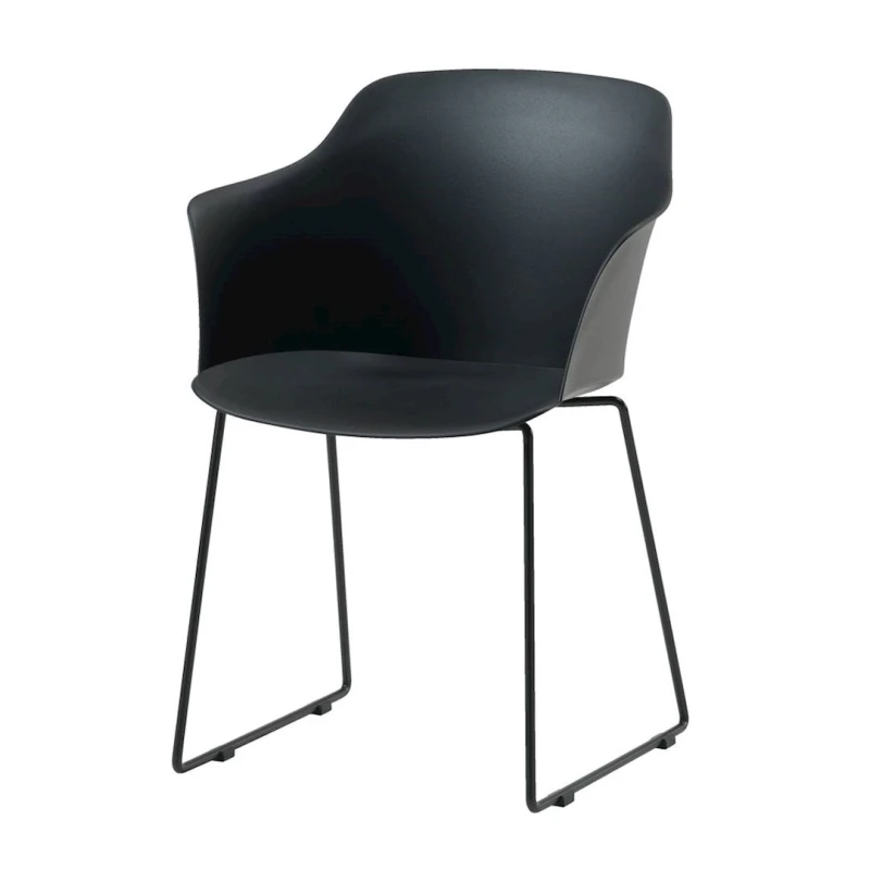 Стул садовый JYSK Sandved, полипропилен, черный, 58х81х53 см Стул садовый JYSK Sandved, полипропилен, черный, 58х81х53 см