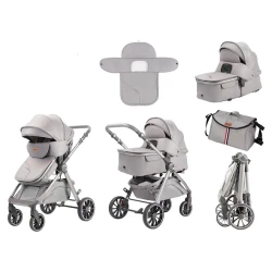 Детская коляска Kidilo X1-DA, белая Детская коляска Kidilo X1-DA, белая