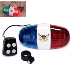 Velosiped üçün signal, işıq effekti ilə, plastik, qırmızı/göy Velosiped üçün signal, işıq effekti ilə, plastik, qırmızı/göy