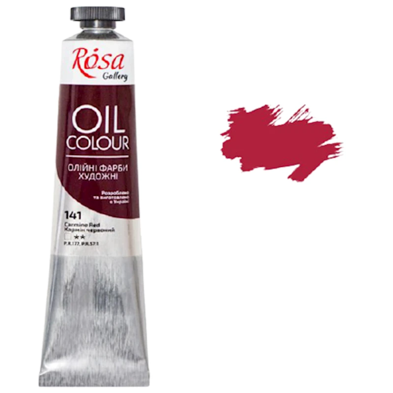 Масляная краска Rosa Gallery 141 кармин, 45 мл Масляная краска Rosa Gallery 141 кармин, 45 мл