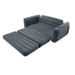 Надувной диван Intex D662025552, черный, 203x224x66 см Надувной диван Intex D662025552, черный, 203x224x66 см