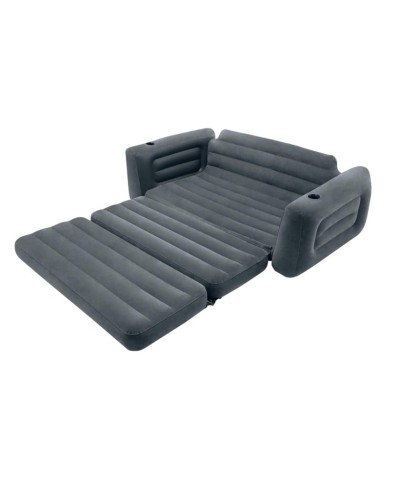 Şişmə divan Intex D662025552, qara, 203x224x66 sm
