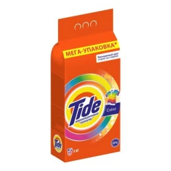 Стиральный порошок Tide Color, для цветного белья, автомат, без отдушки, 9 кг