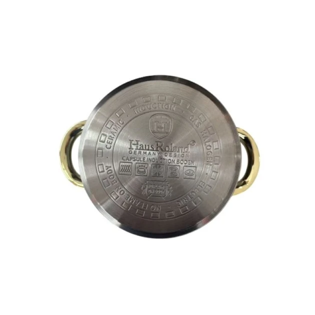 Набор кастрюль Haus Roland 00697, гранитное покрытие, черный, 16/18/20/24 см, 4 предмета Набор кастрюль Haus Roland 00697, гранитное покрытие, черный, 16/18/20/24 см, 4 предмета