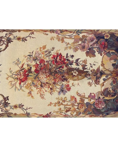 Əl işi xalça Natural Halı Laleli Patchwork 100x165 sm, yun, yaşıl