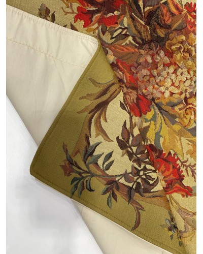 Əl işi xalça Natural Halı Laleli Patchwork 100x165 sm, yun, yaşıl