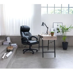 Офисное кресло JYSK Tjele, 68x115/125x77 см, черный Офисное кресло JYSK Tjele, 68x115/125x77 см, черный