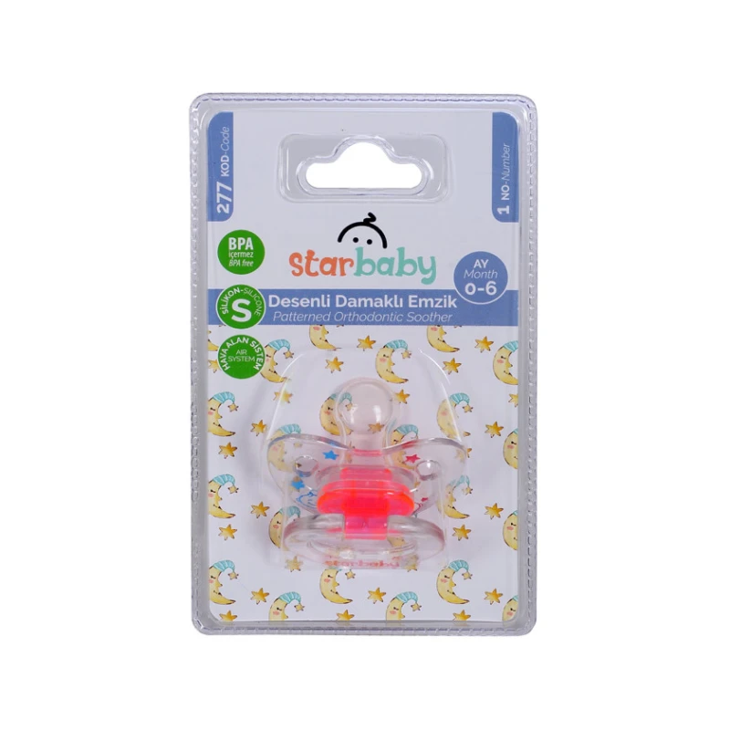 Соска-пустышка Star Baby ортодонтическая, 0-6 мес, товар в ассортименте