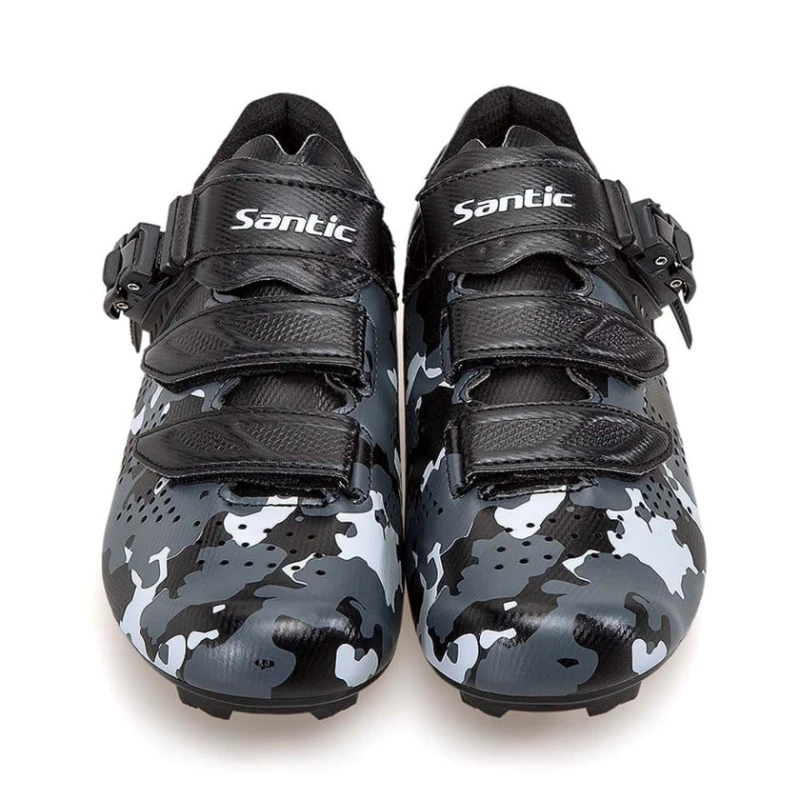 Велотуфли Santic, размер 44, черный/серый Велотуфли Santic, размер 44, черный/серый