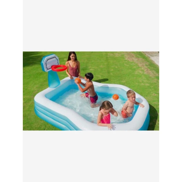 Надувной бассейн Intex H57225588183, 257x188x130 см, 682 л, голубой