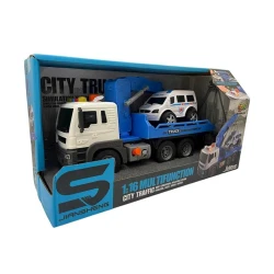 Evakuator Istoys JS106A 1:16 Multifunktion, 3+ yaş, ağ/göy