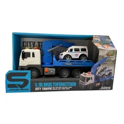 Evakuator Istoys JS106A 1:16 Multifunktion, 3+ yaş, ağ/göy