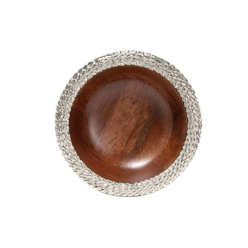 Чаша Hom-me Lignum 105369, коричневый, 25x5 см