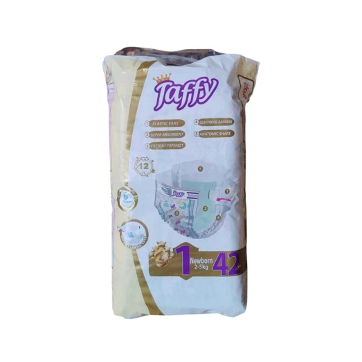 Детские подгузники Taffy Premium Care 1 Newborn, 2-5 кг, 42 шт Детские подгузники Taffy Premium Care 1 Newborn, 2-5 кг, 42 шт