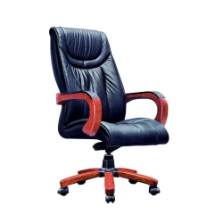 Кресло офисное 8217A, черное, 110х65 см