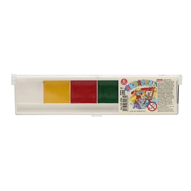 Акварельные краски Проф-Пресс, 6 цветов Акварельные краски Проф-Пресс, 6 цветов