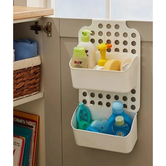 Подвесной органайзер nh_6asfas, пластик, белый, 25.5х35.5 см
