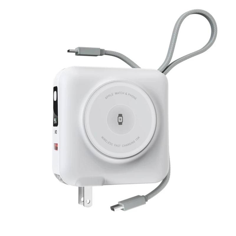 Внешний аккумулятор WIWU 6 in1 Powerbank 45W 15000mAh White