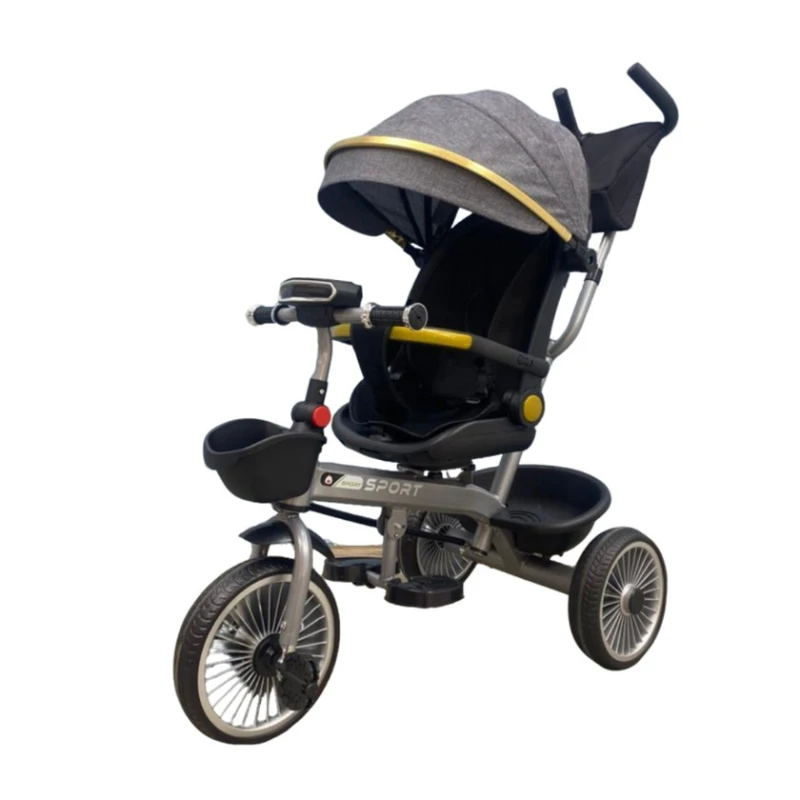 Трехколесный велосипед серый azr0027 Трехколесный велосипед серый azr0027