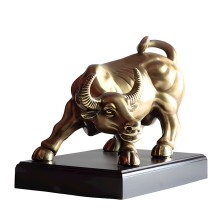 Dekorativ heykəlcik Chinese Bull, qatran