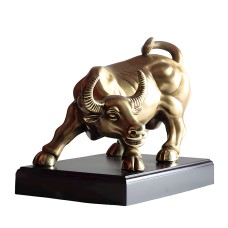 Dekorativ heykəlcik Chinese Bull, qatran