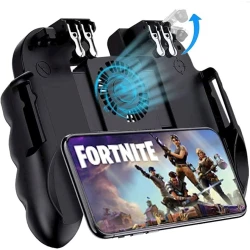 Геймпад-триггер Mobile Game Controller with Cooling Fan Геймпад-триггер Mobile Game Controller with Cooling Fan