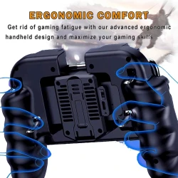 Геймпад-триггер Mobile Game Controller with Cooling Fan Геймпад-триггер Mobile Game Controller with Cooling Fan