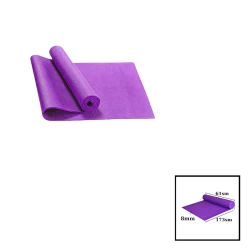 Мат для йоги TPE Yoga Mat 173x61x0.8 см, фиолетовый