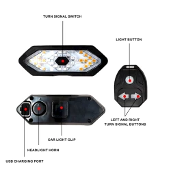 Velosiped arxa fənəri Night Riding Turn Signal