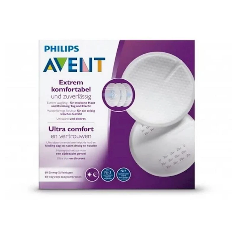 Вкладыши для бюстгальтера Philips AVENT 24 шт, белый, 130x2 мм Вкладыши для бюстгальтера Philips AVENT 24 шт, белый, 130x2 мм