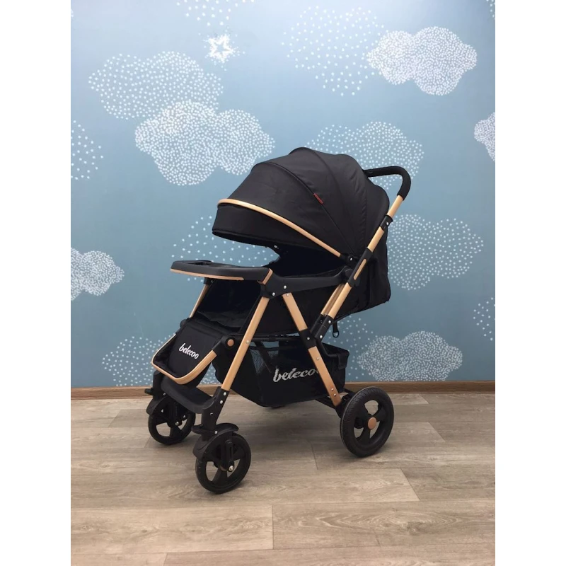 Детская коляска Belecoo A161, черная