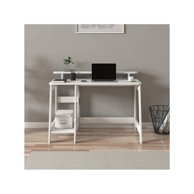 Kompüter masası Art_Komp_Masası 29, ağ, 73x120x60 sm